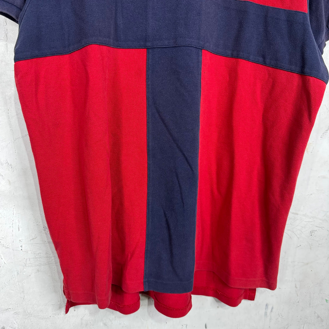 Ralph Lauren Red/Navy Cross Polo