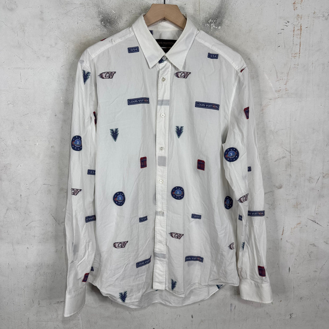 Louis Vuitton Woven Emblem LS Shirt