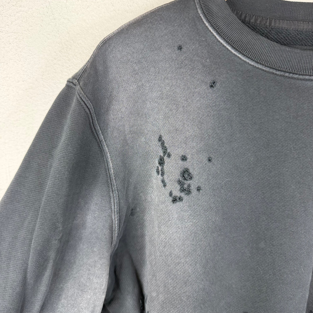 Amiri Distressed Overdyed Crewneck