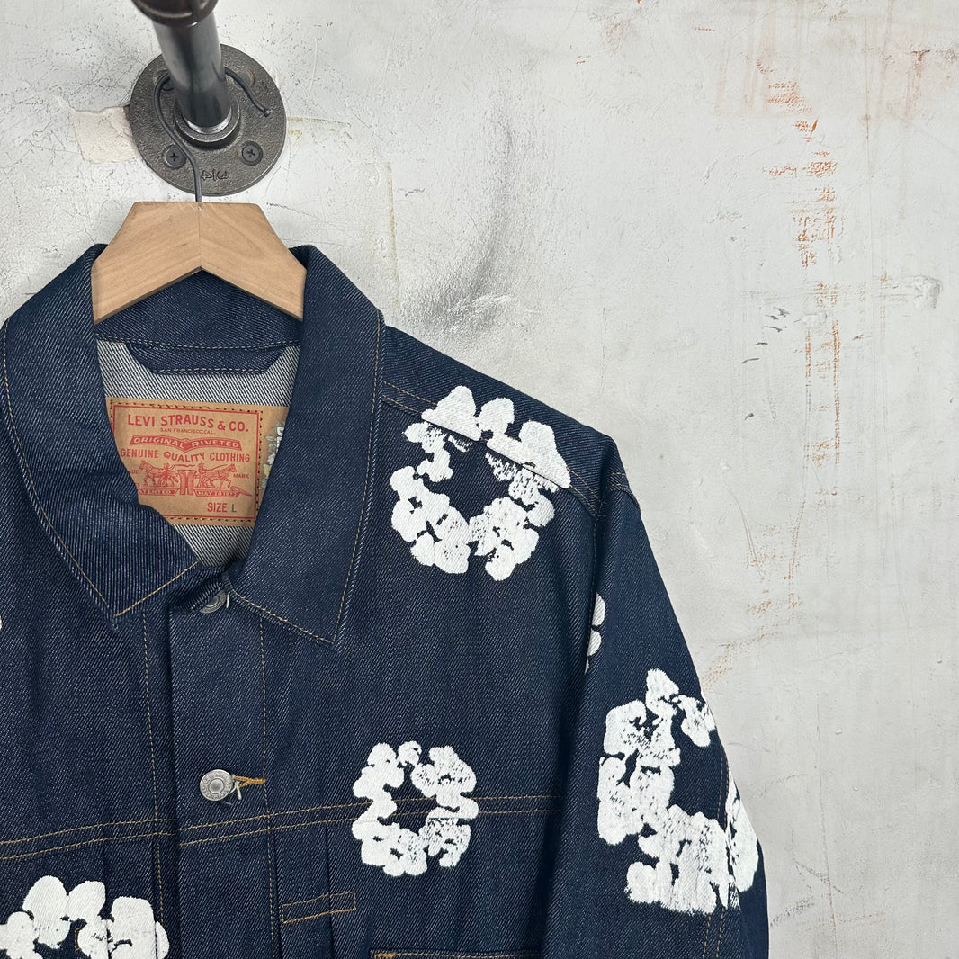 Denim Tears Wreath Trucker Jacket
