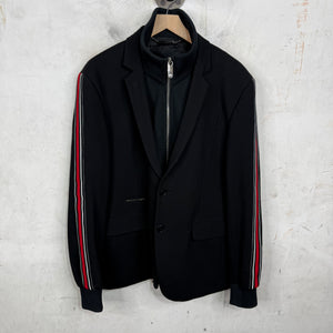Philipp Plein Layered Knit Blazer Jacket