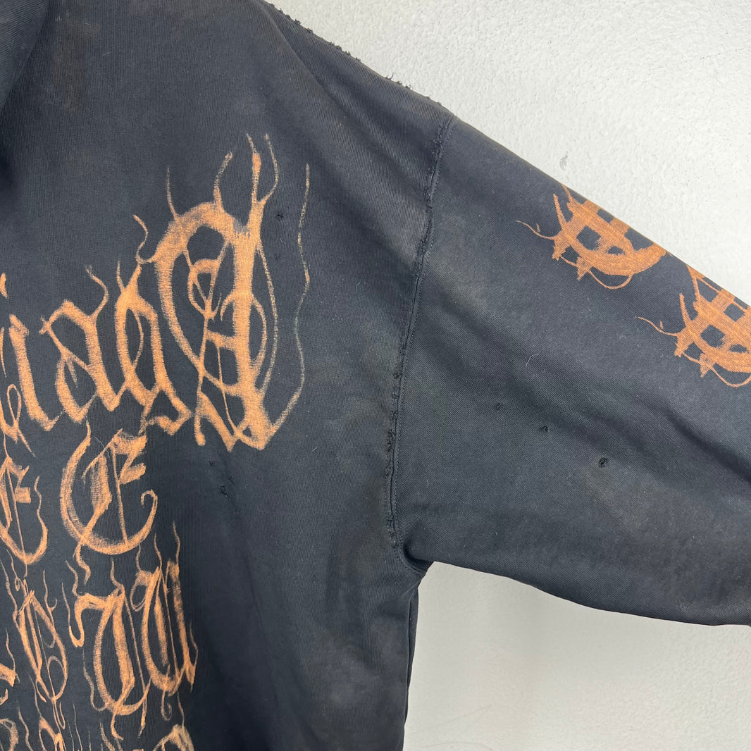 Balenciaga Heavy Metal Zip-Up Hoodie