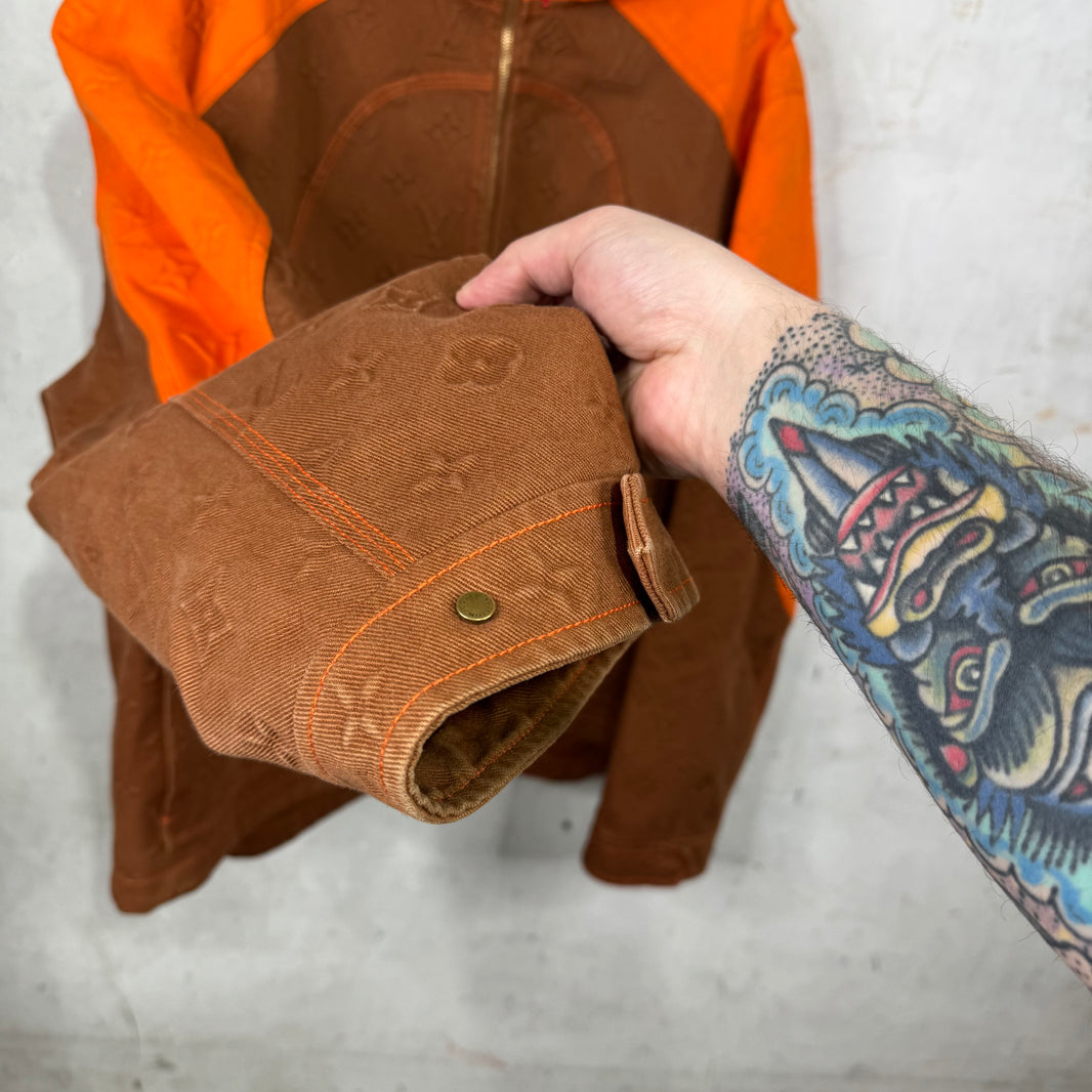 Louis Vuitton Orange Monogram Carpenter Jacket