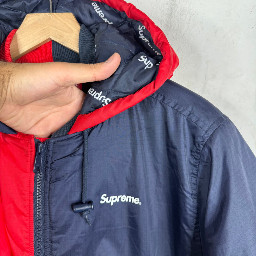 Supreme Split Logo Stadium Puffer Jacket
