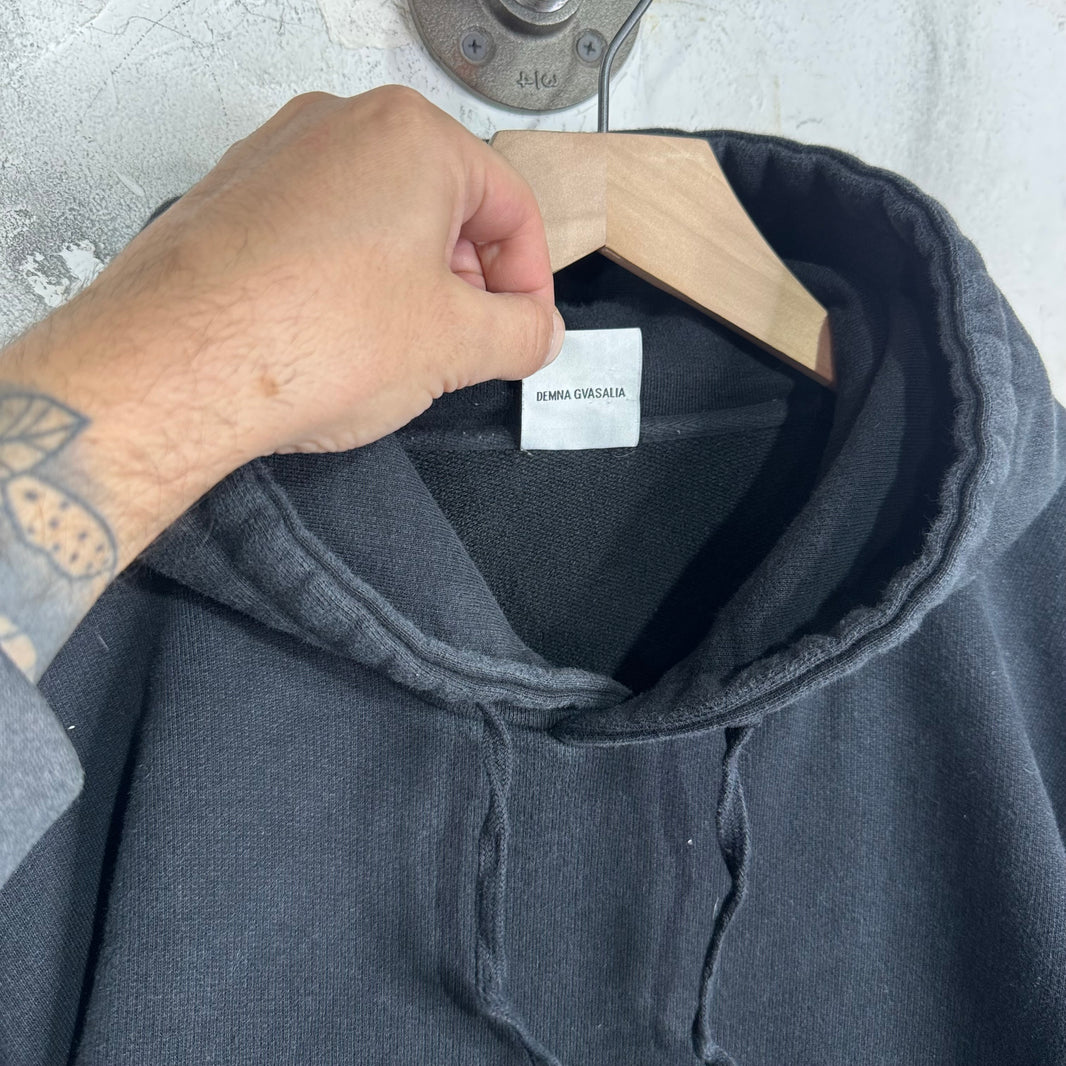 Vetements Hunch Shoulder Logo Hoodie