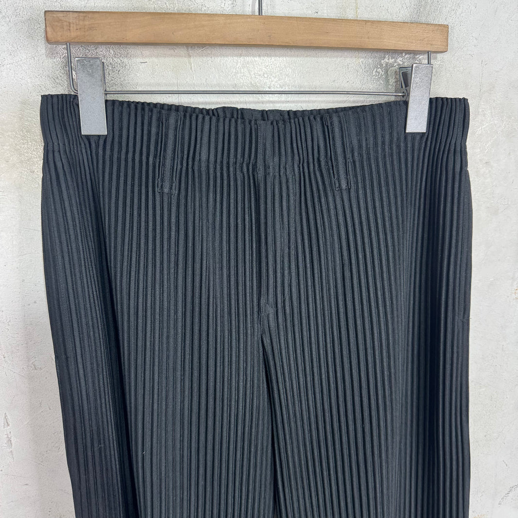 Issey Miyake Black Homme Plisse Trousers