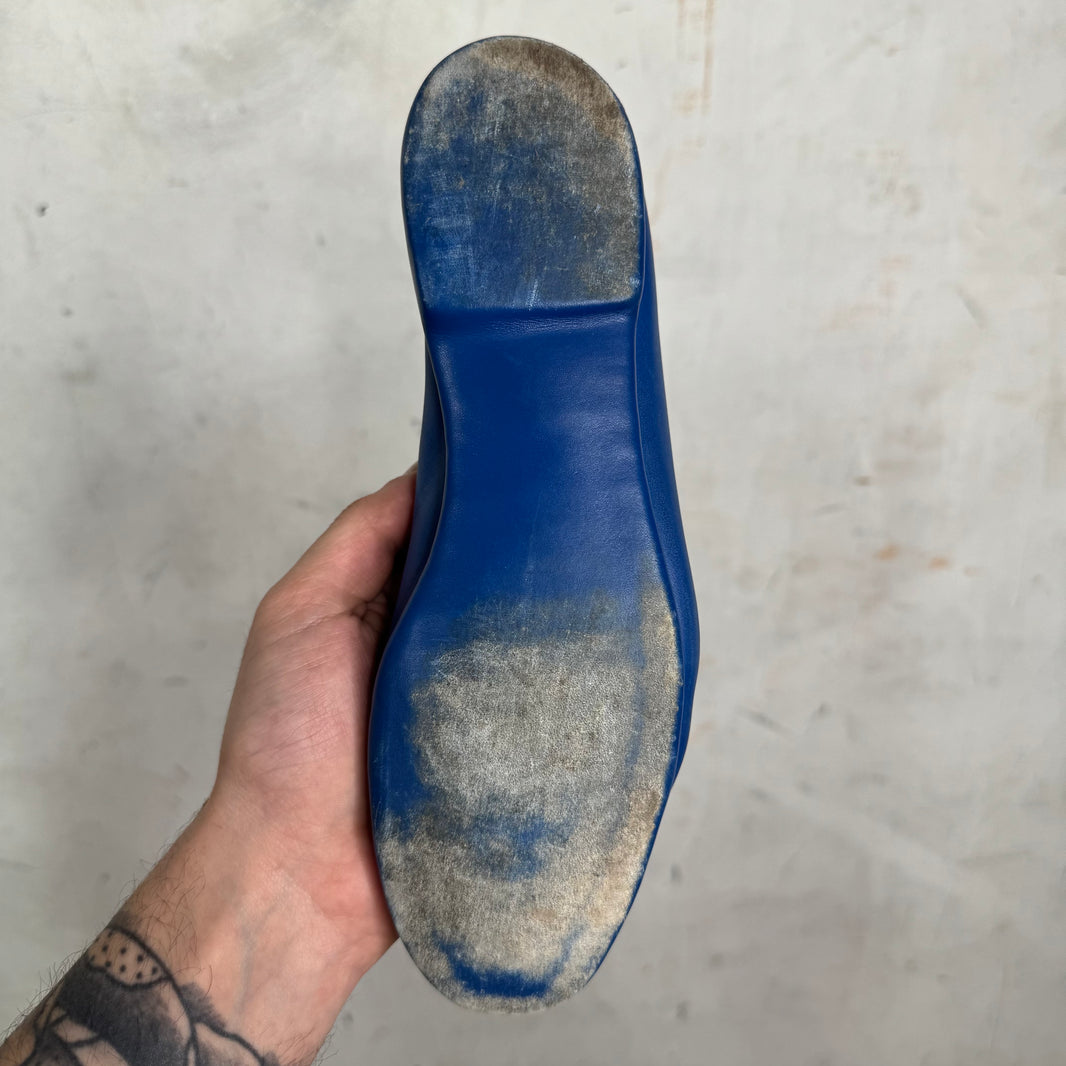 Belgian Shoes Blue/White