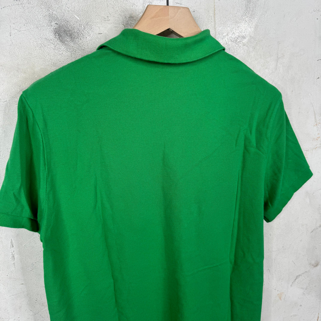 Ralph Lauren Green Printed Equipment Polo Shirt