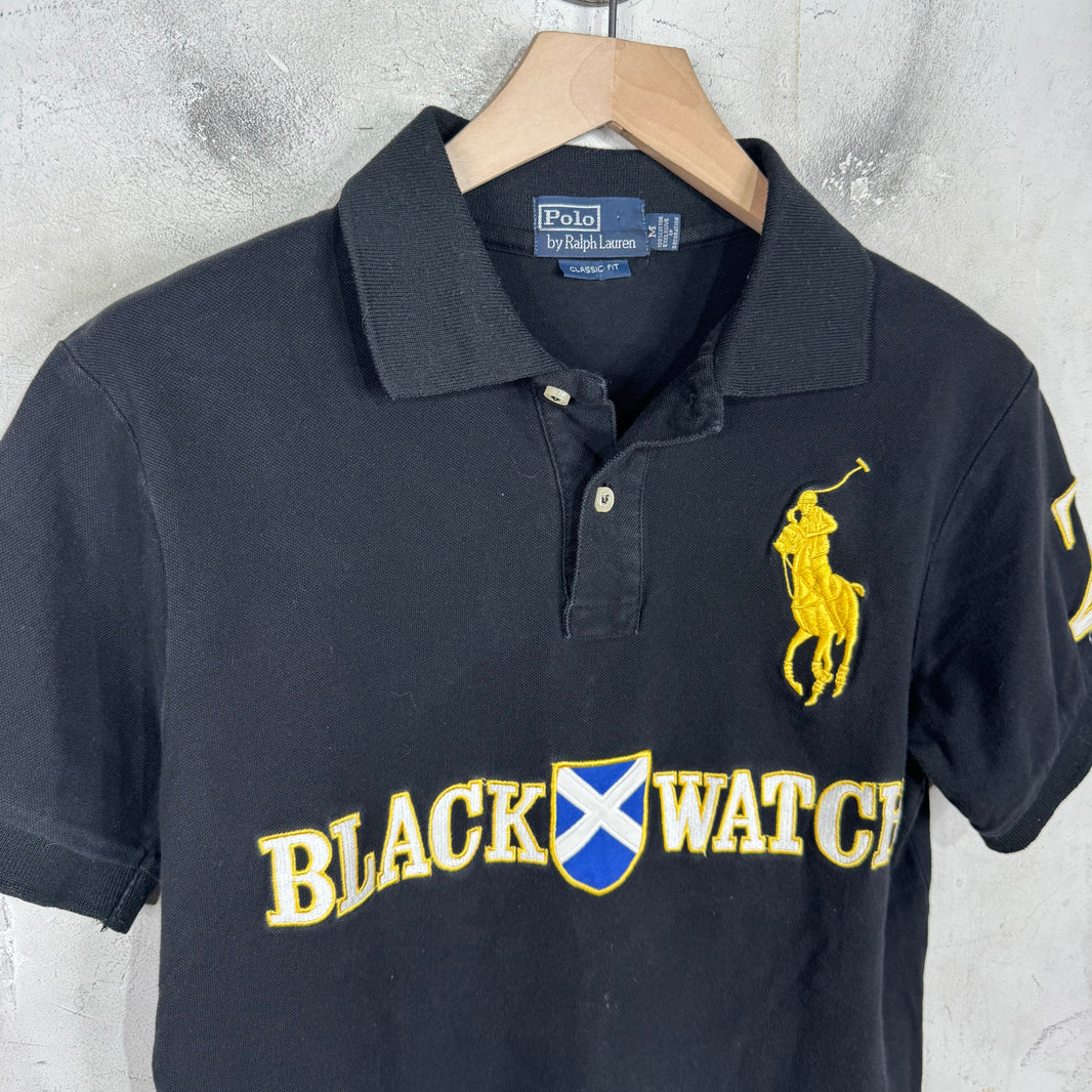 Ralph Lauren Blackwatch Black Big Pony Polo