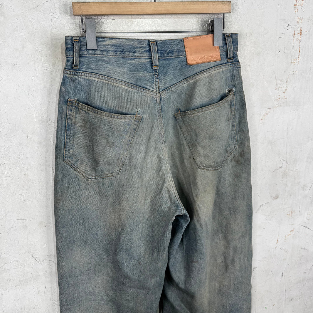 Acne Studios Penicillin Distressed Baggy Jeans
