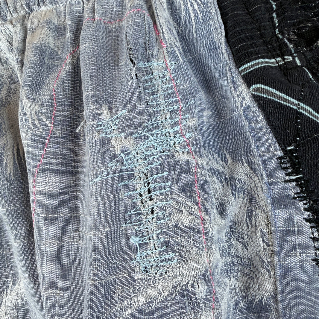 Gallery Dept Repaired Patchwork Shorts