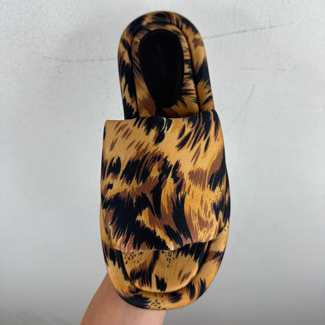 Balenciaga Spandex Fur Sandals