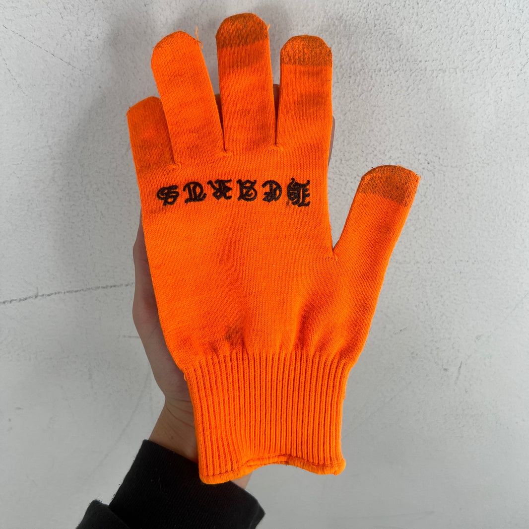 Chrome Hearts Orange Work Gloves