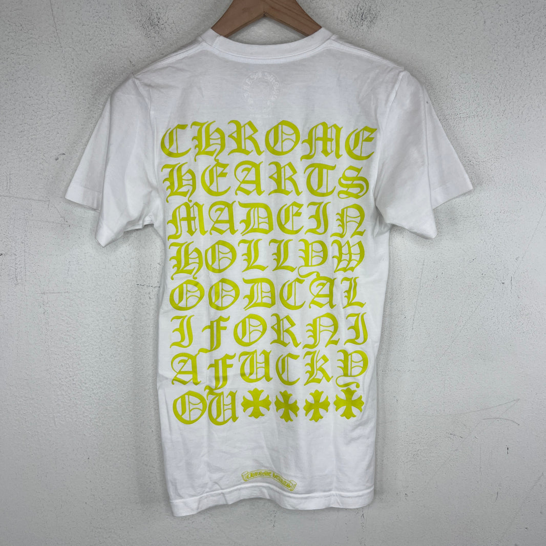 Chrome Hearts Neon Eyechart T-Shirt