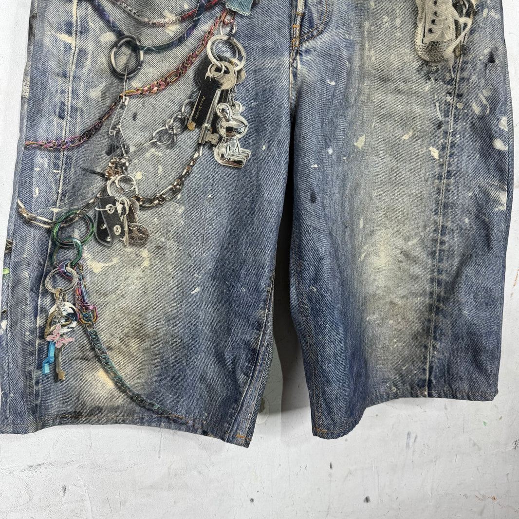 Acne Studios Trompe Chain Shorts