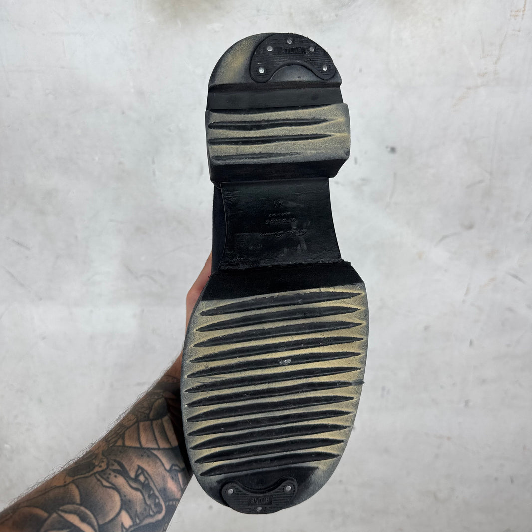Rick Owens Black Suede Bogun Boots