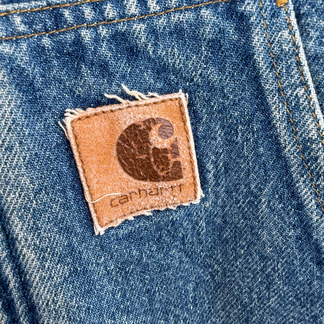 Vintage Carhartt Denim Hooded Jacket