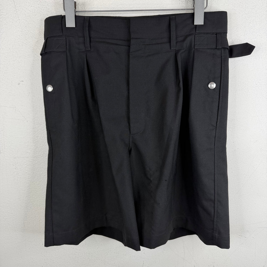 Margiela D Ring Pleated Trouser Shorts