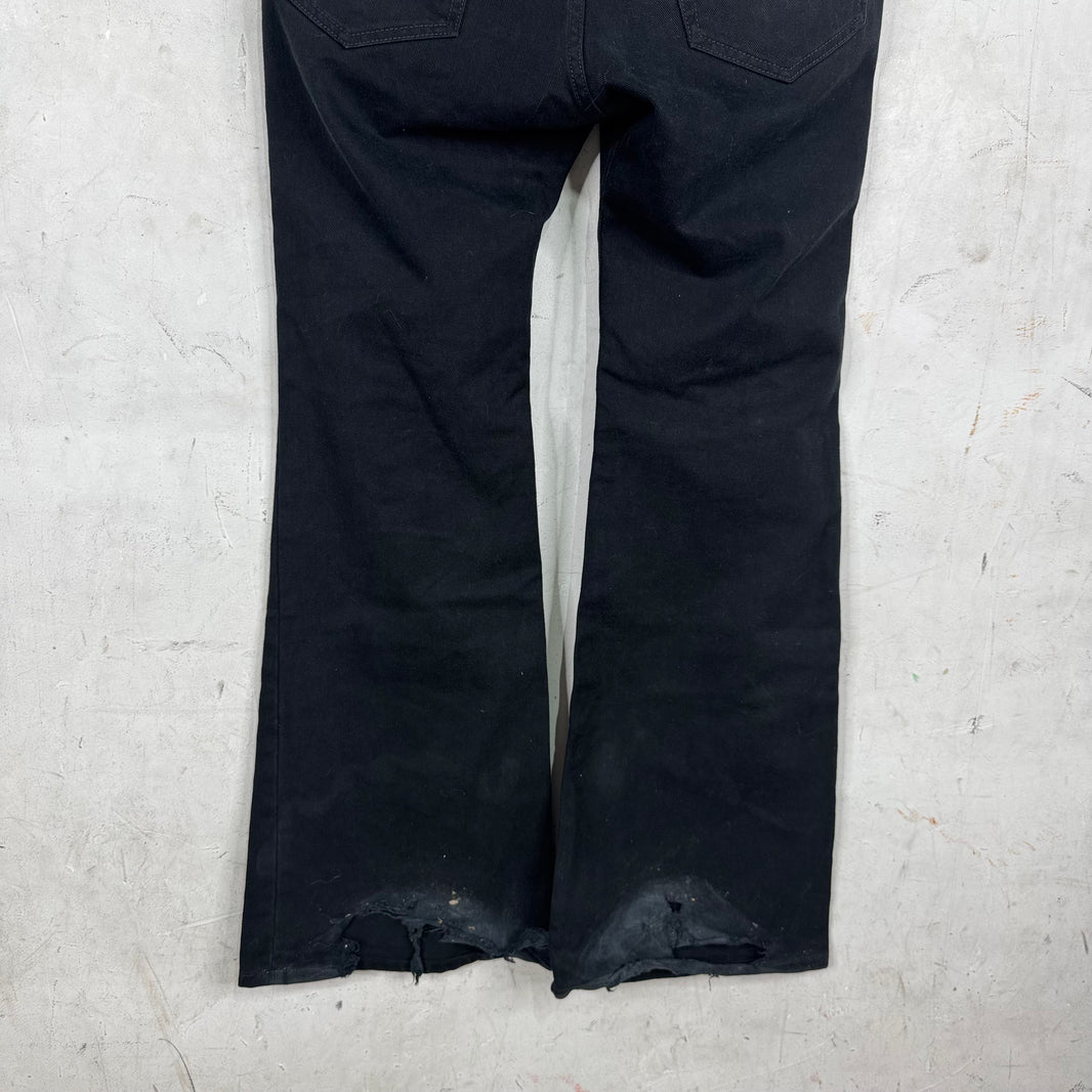 Balenciaga Flared Black Jeans