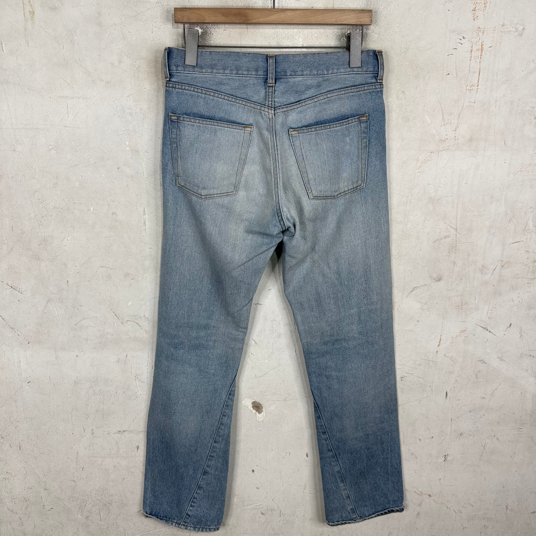 Balenciaga Lightwash Slim Straight Jeans