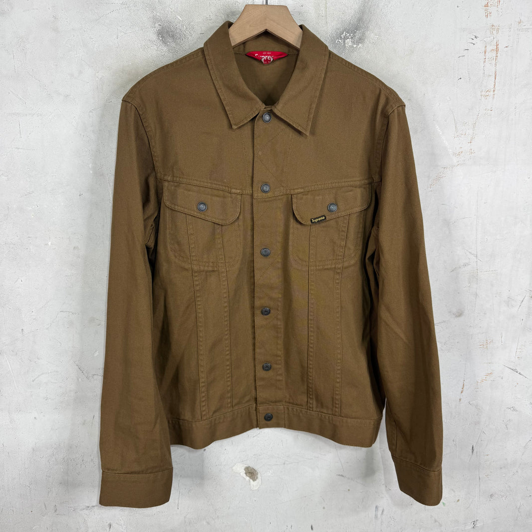 Supreme Light Brown Trucker Jacket