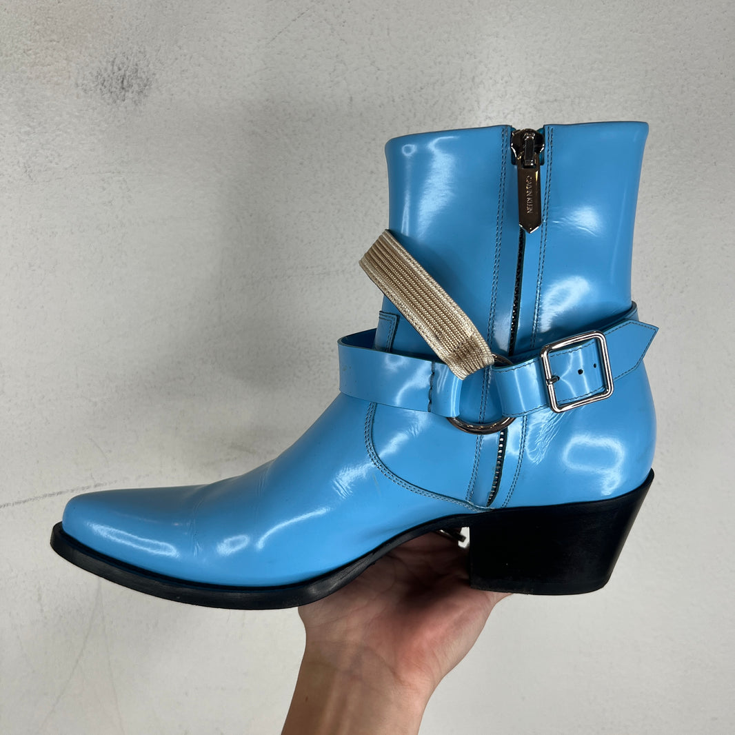 Calvin Klein 205W39NYC Blue Harness Spazzolotto Boots