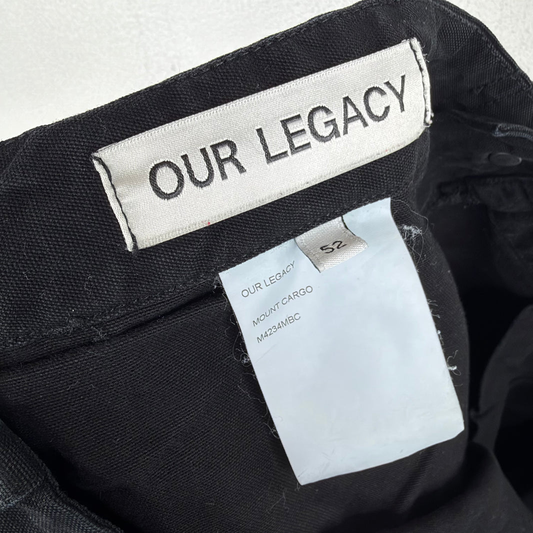 Our Legacy Black Mount Cargo Trousers