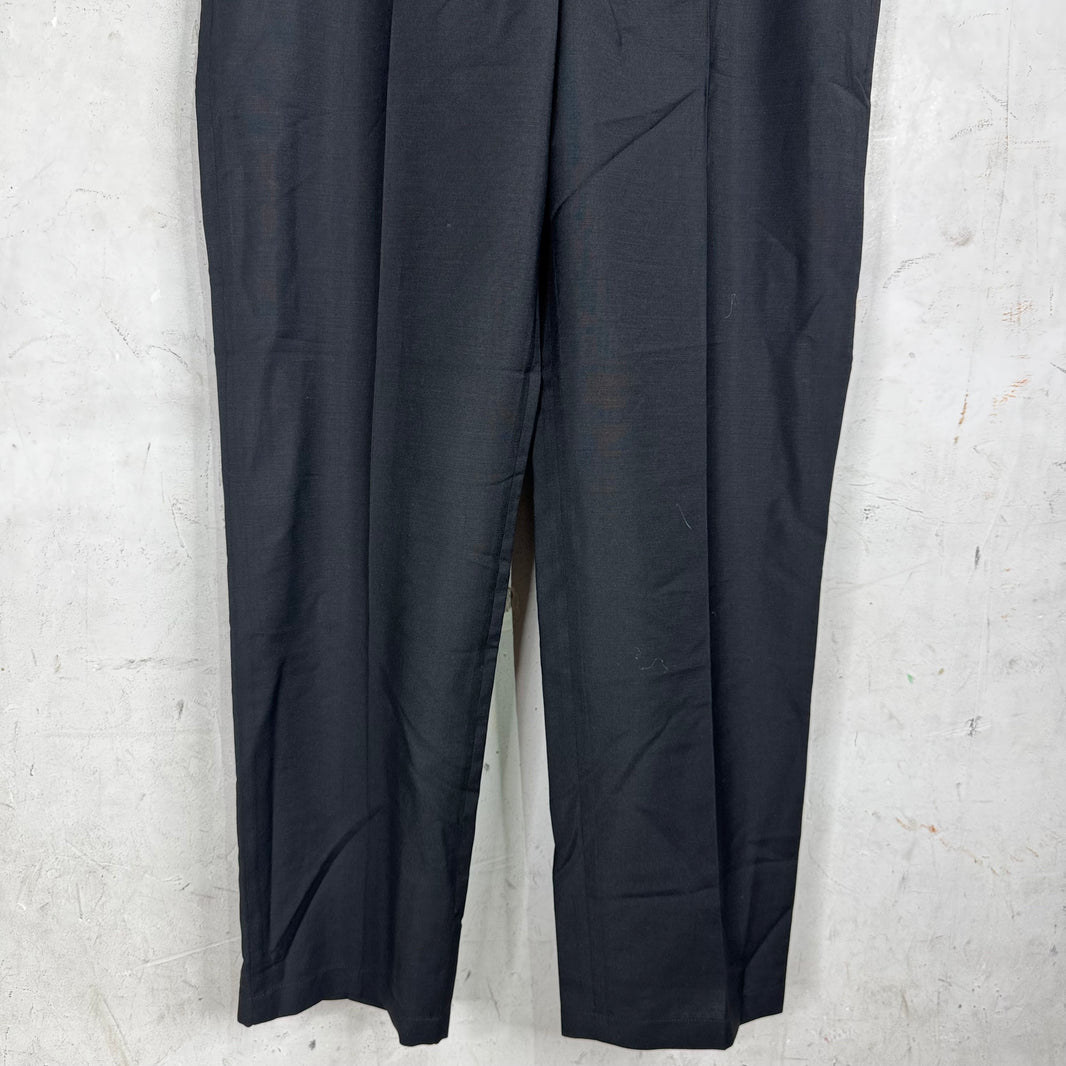 Burberry Wool Black Trousers