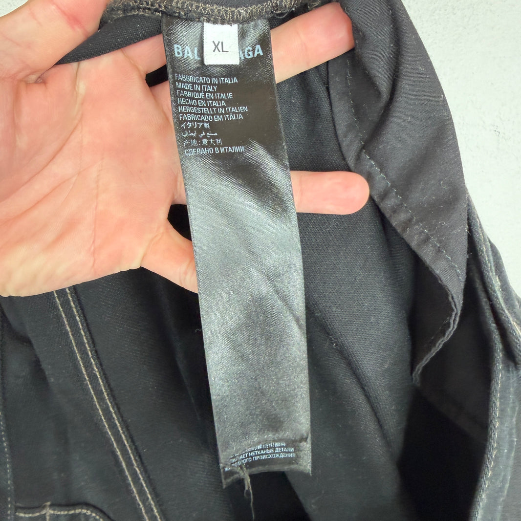 Balenciaga Double Front Pocket Baggy Jeans