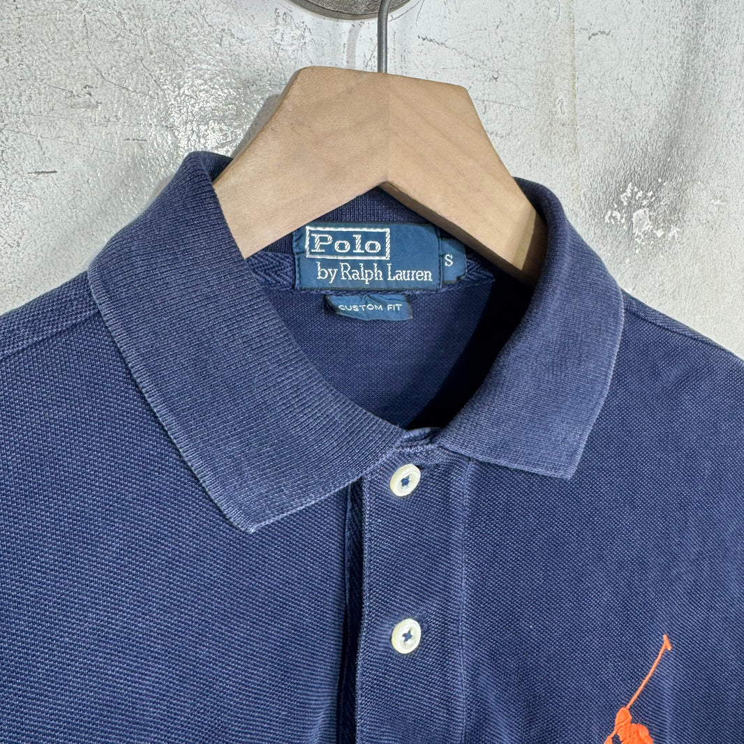 Ralph Lauren Navy/Orange Big Pony Polo