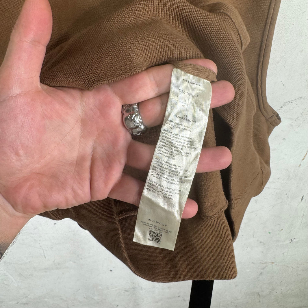 DRKSHDW Brown Sleeveless Vest