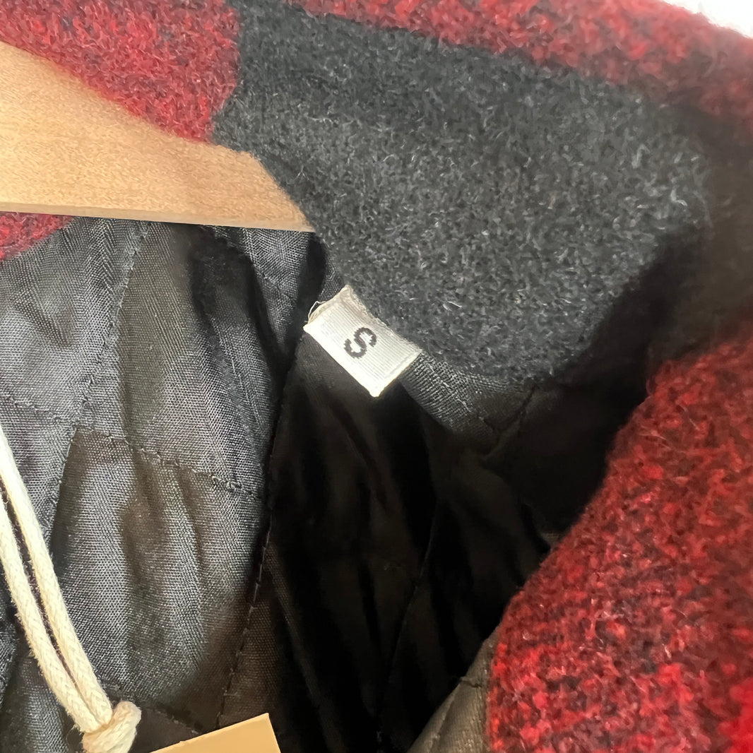 Vetements Buffalo Plaid Quilted Snap Button Flannel
