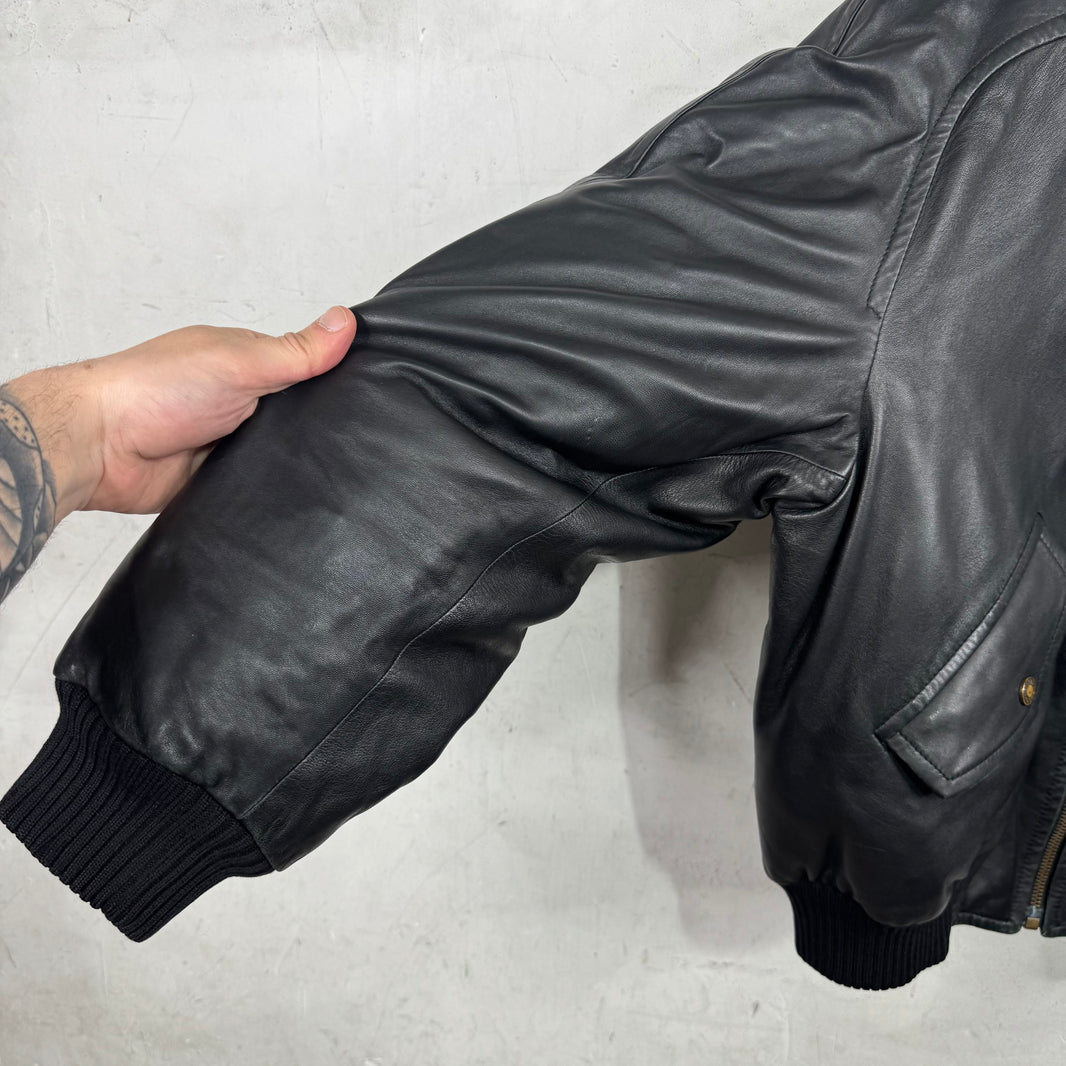 Gucci Tom Ford Leather Bomber Jacket