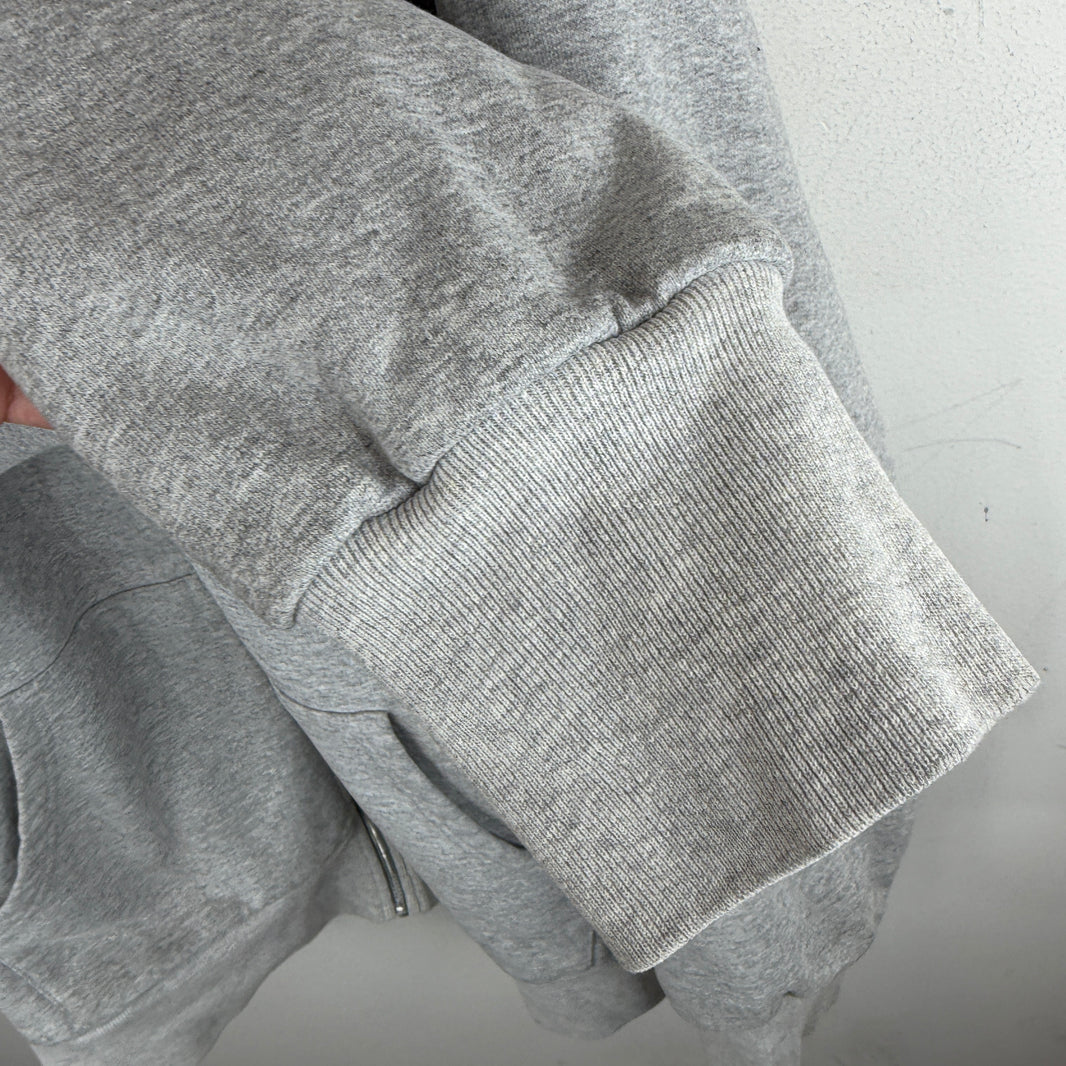 Supreme Hood Logo Thermal Zip Hoodie