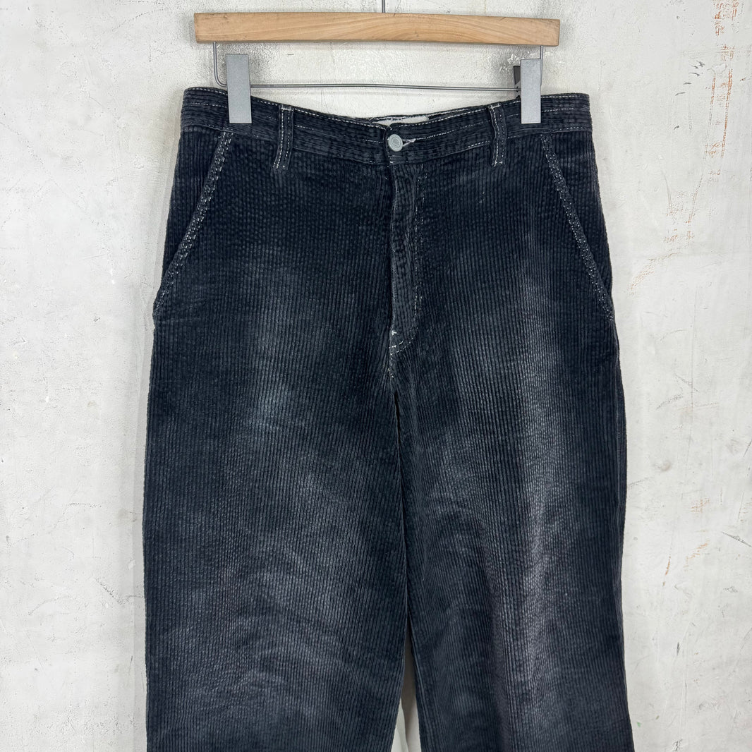 ERL Navy Distressed Boardwalk Pants
