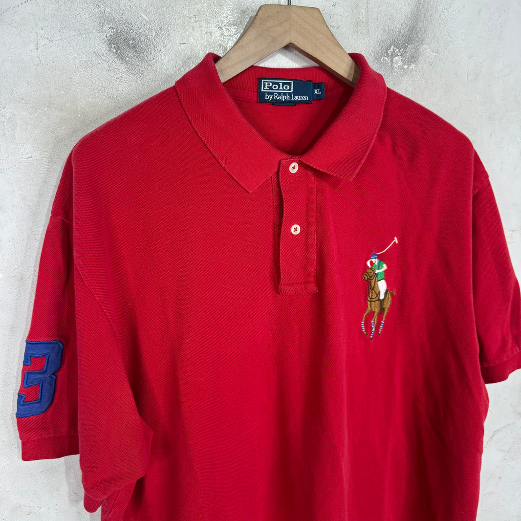 Ralph Lauren Red Colored Pony Polo