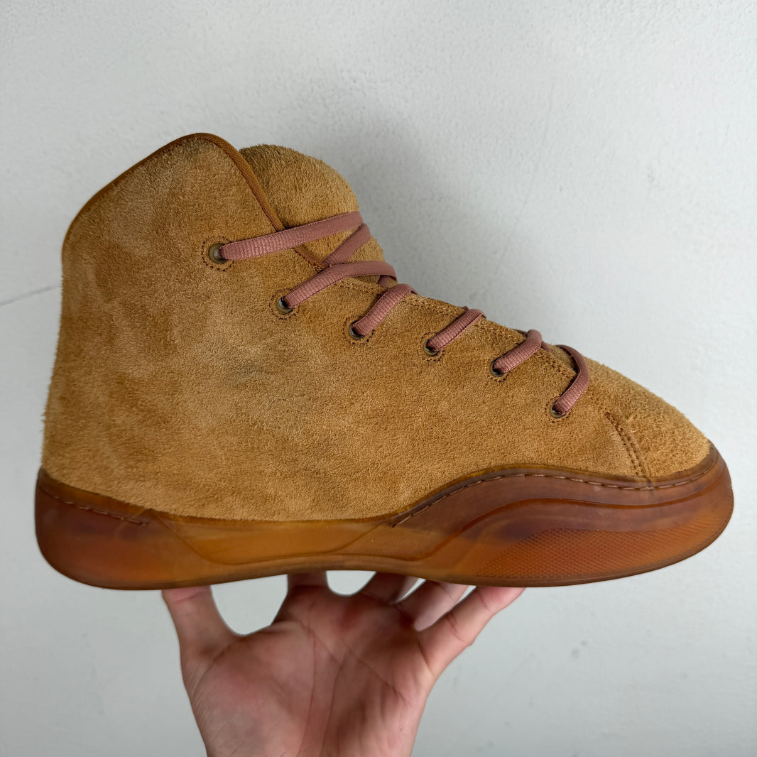 ERL Tan Hightop Vamp Sneaker