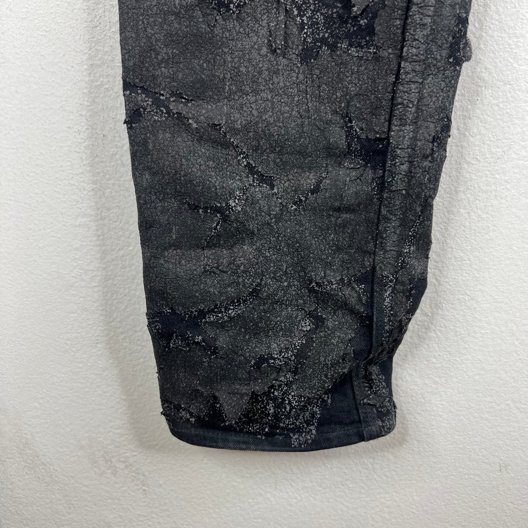 Givenchy Cracked Denim Jeans