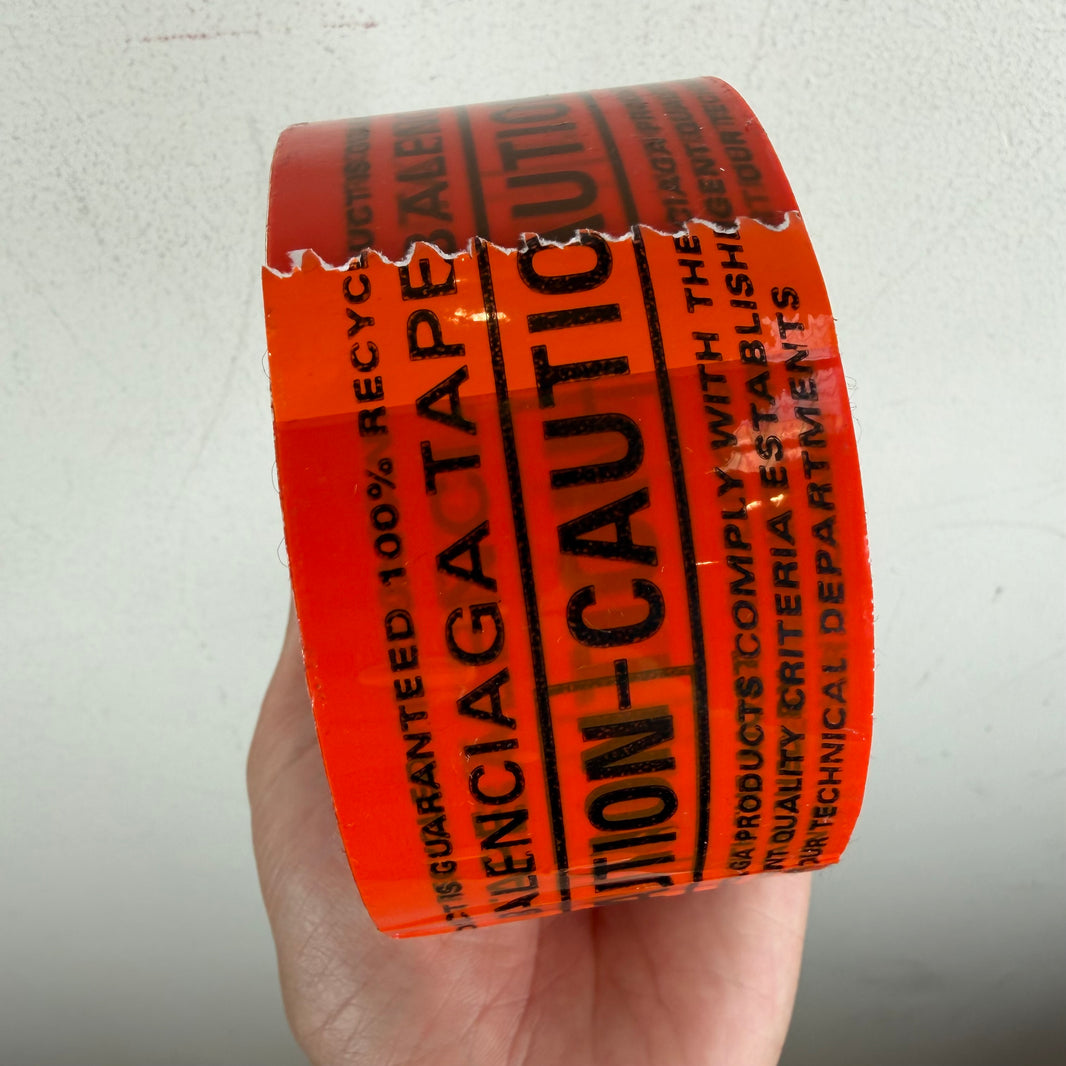 Balenciaga Orange Tape Bracelet