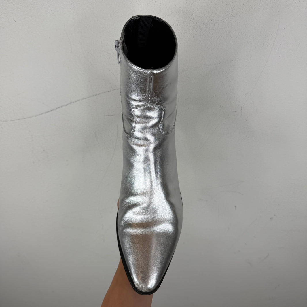 Celine Silver Jacno Boots