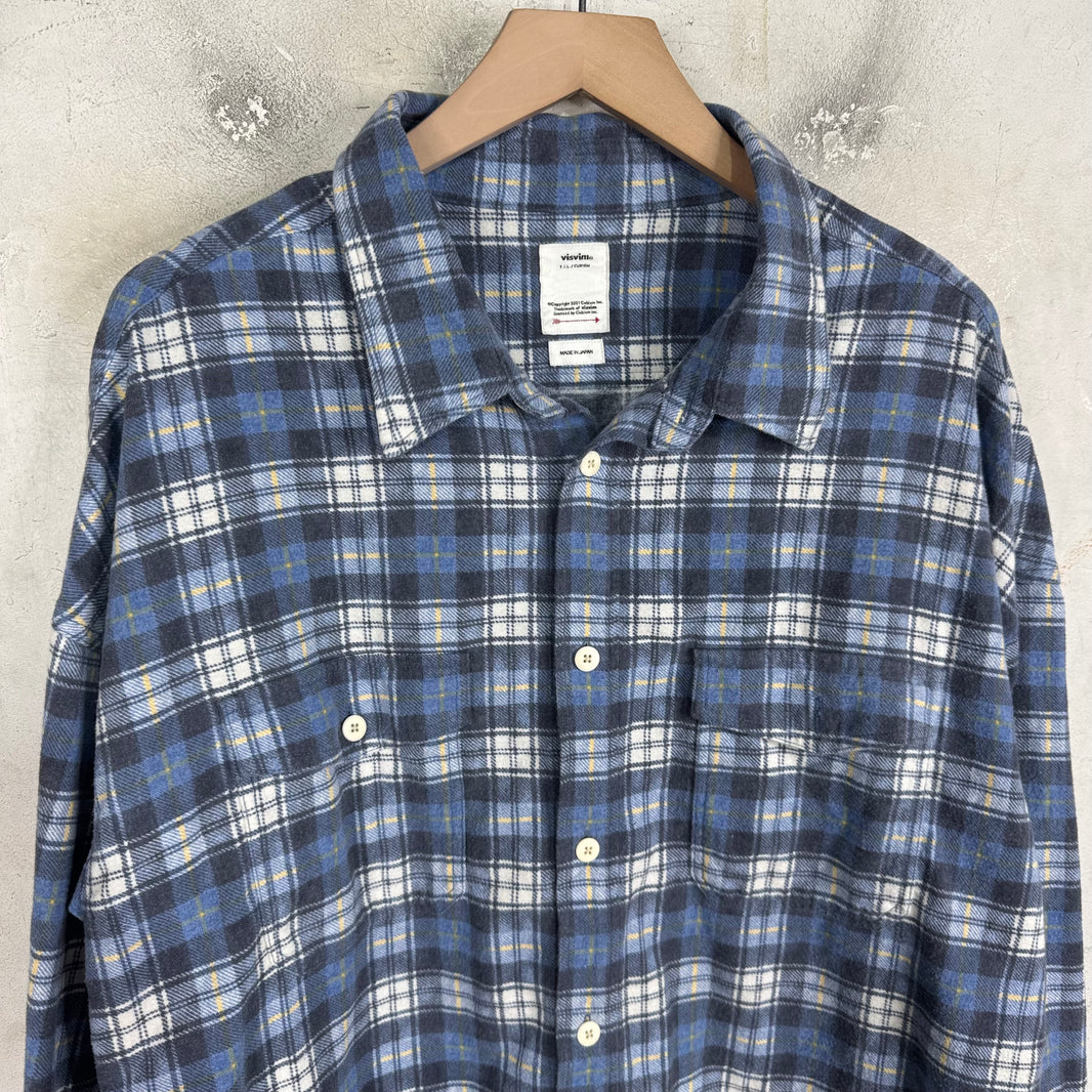 Visvim Blue Plaid Flannel