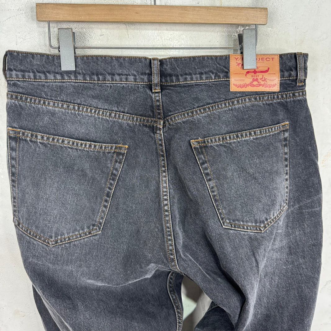 Y/Project Grey Wire Jeans