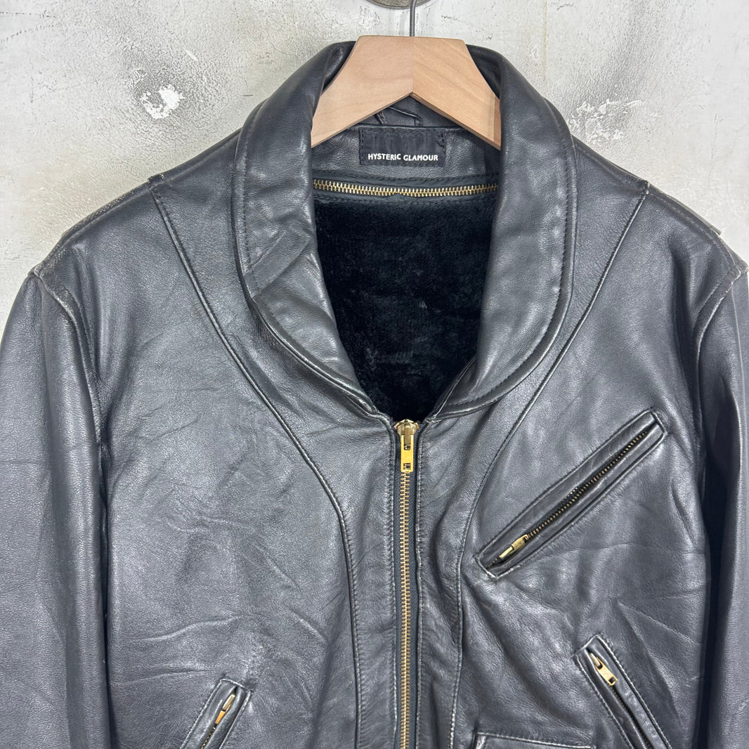 Hysteric Glamour Leather Riders Jacket