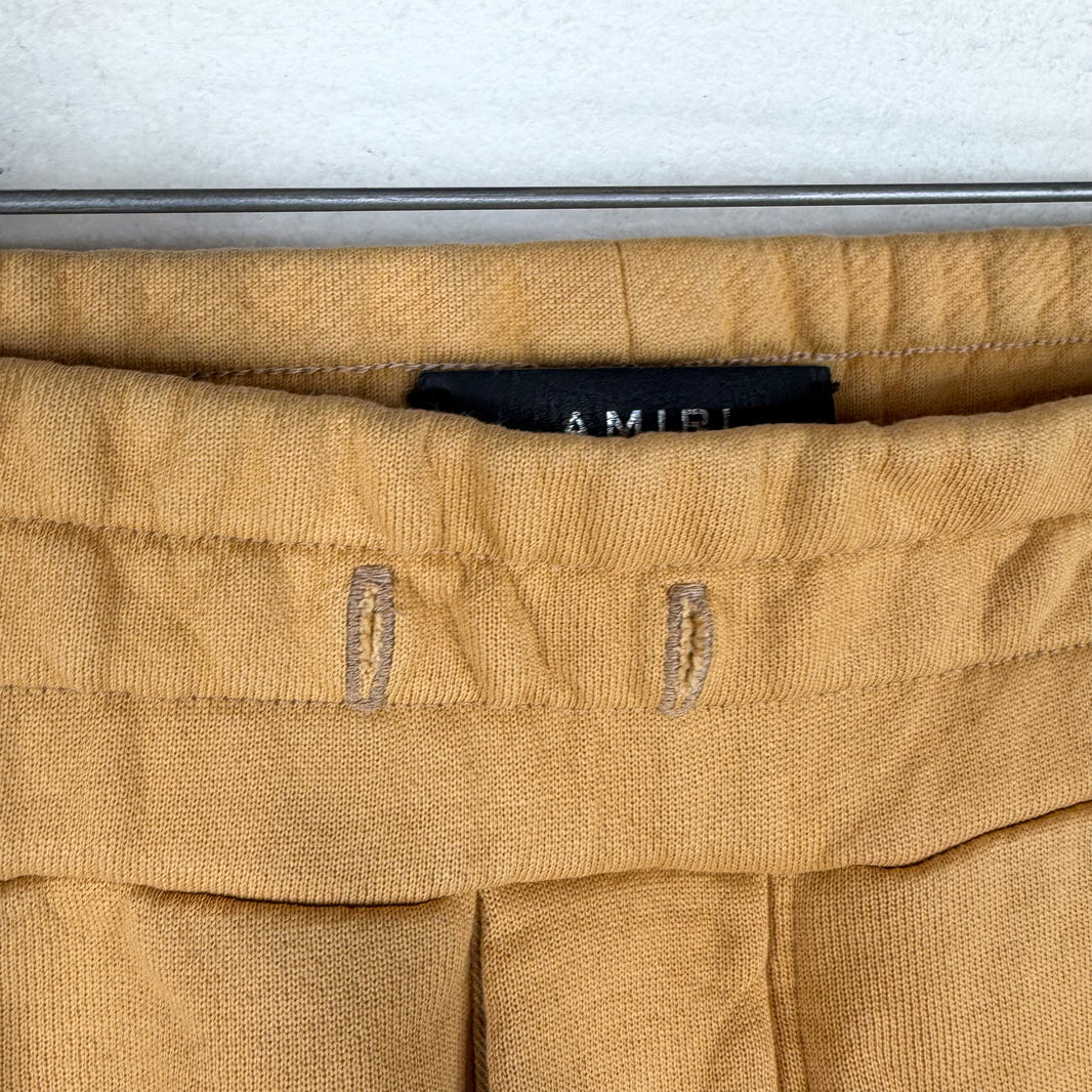 Amiri Yellow Cinch Sweatpants