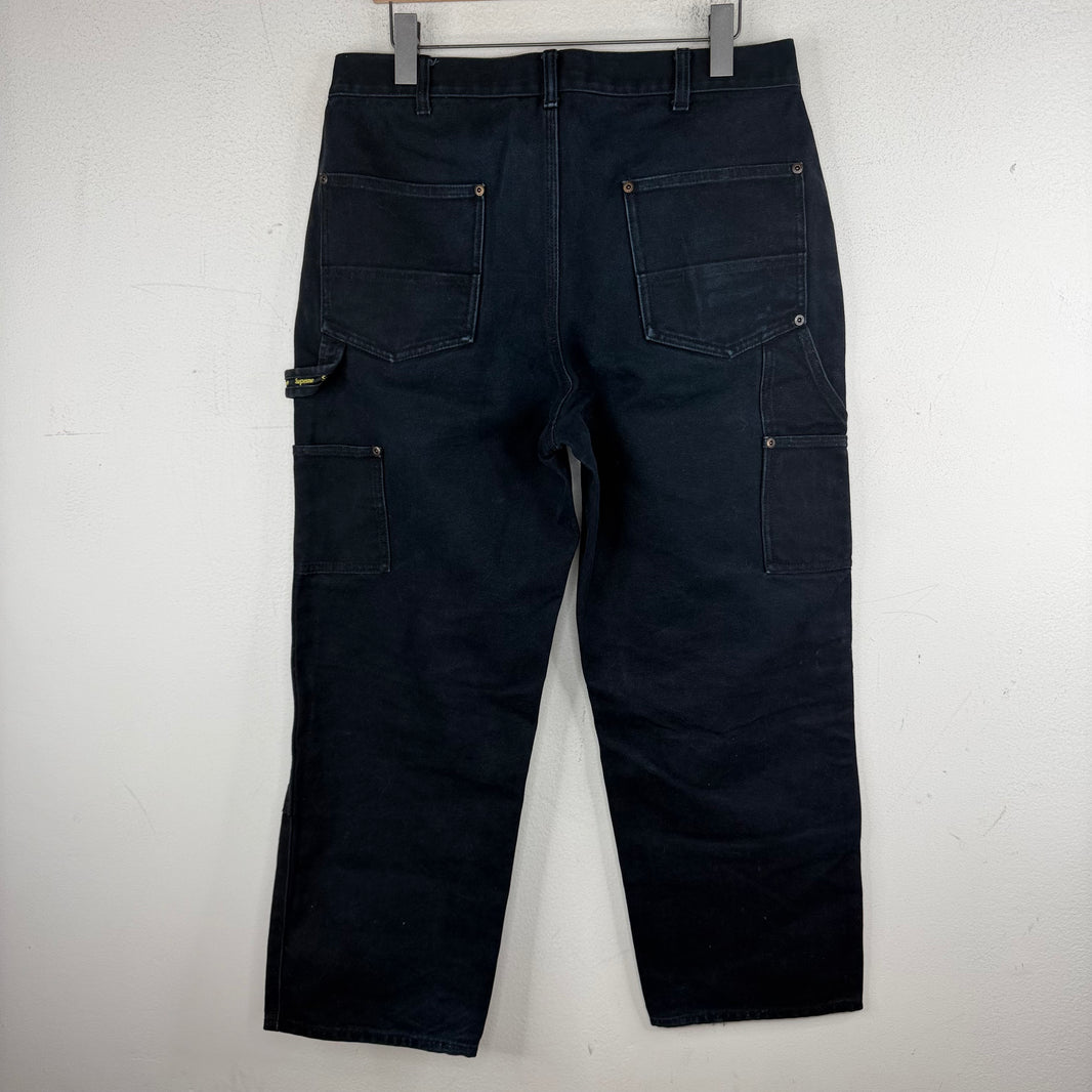 Supreme Navy Double Knee Jeans