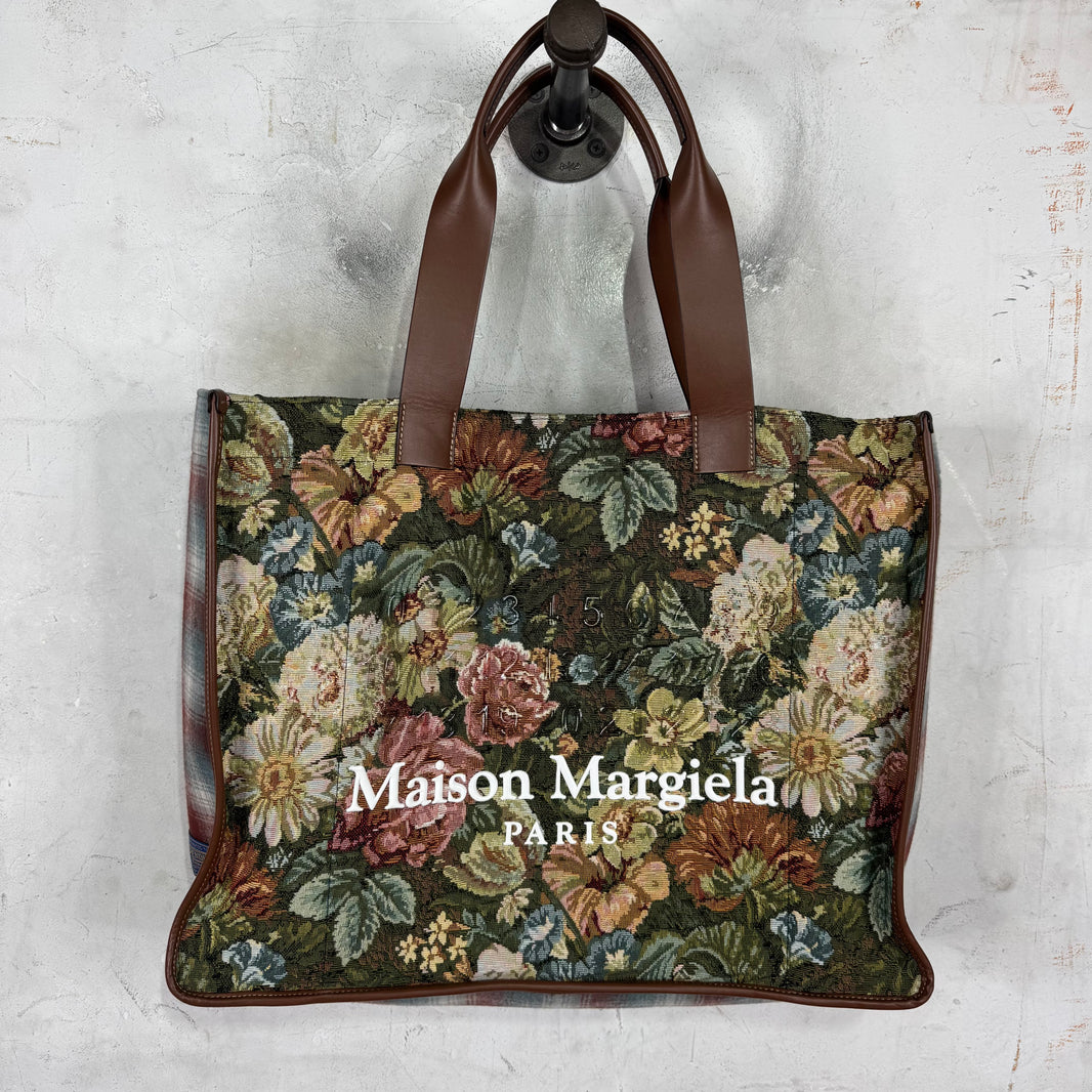 Margiela Floral Patchwork Tote Bag