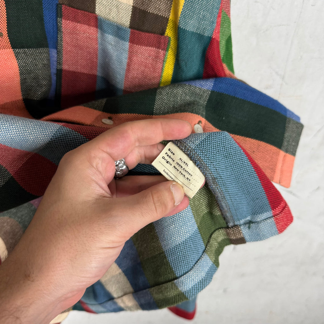 Bode Rainbow Plaid Flannel