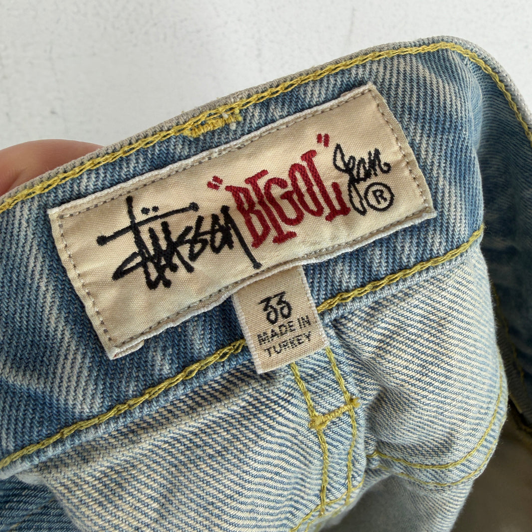 Stussy Light Wash Jean Shorts
