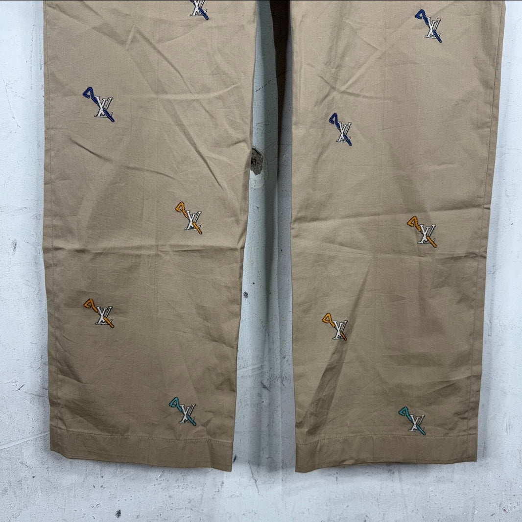 Louis Vuitton Embroidered Pin Trousers