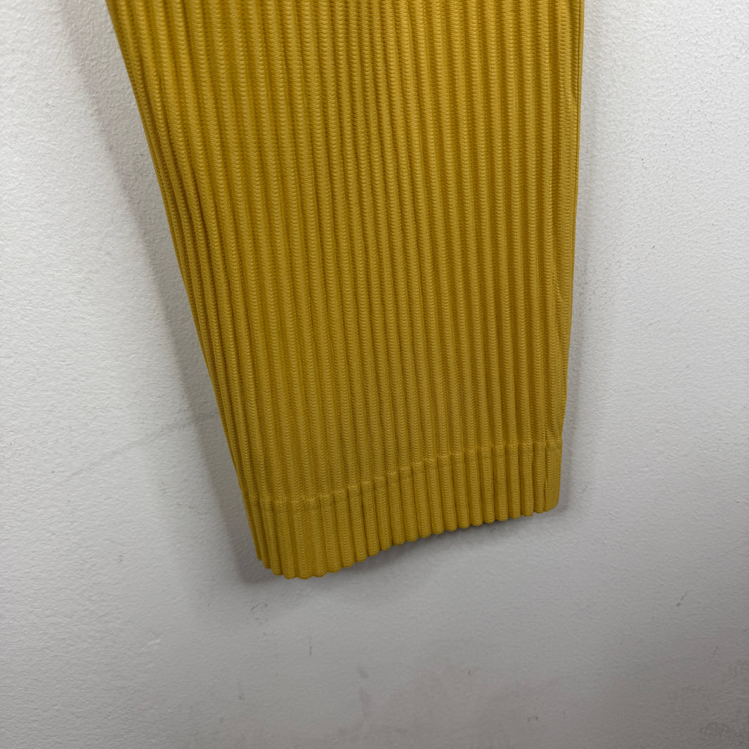Issey Miyake Yellow Pleated Pants
